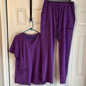 Purple Scrub Set
